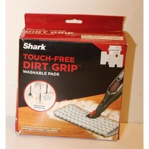 Shark Touch-Free Steam Pocket Dirt Grip Replacement Washable Pads 2 Pads XTP184